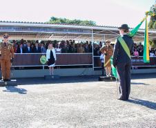 Curitiba, 11 de abril de 2018. Passagem de Comando da PMPRCoronel Audilene Rosa de Paula Dias Rocha assume o Comando Da PMPR