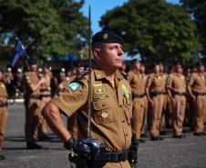 Curitiba, 11 de abril de 2018. Passagem de Comando da PMPRCoronel Audilene Rosa de Paula Dias Rocha assume o Comando Da PMPR