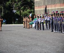 Curitiba, 11 de abril de 2018. Passagem de Comando da PMPRCoronel Audilene Rosa de Paula Dias Rocha assume o Comando Da PMPR