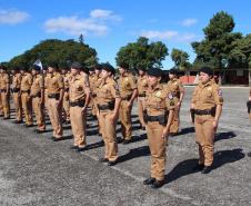 Curitiba, 11 de abril de 2018. Passagem de Comando da PMPRCoronel Audilene Rosa de Paula Dias Rocha assume o Comando Da PMPR