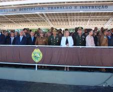 Curitiba, 11 de abril de 2018. Passagem de Comando da PMPRCoronel Audilene Rosa de Paula Dias Rocha assume o Comando Da PMPR