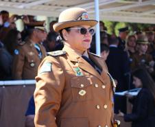 Curitiba, 11 de abril de 2018. Passagem de Comando da PMPRCoronel Audilene Rosa de Paula Dias Rocha assume o Comando Da PMPR