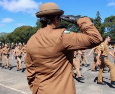 Curitiba, 11 de abril de 2018. Passagem de Comando da PMPRCoronel Audilene Rosa de Paula Dias Rocha assume o Comando Da PMPR