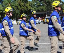 Curitiba, 11 de abril de 2018. Passagem de Comando da PMPRCoronel Audilene Rosa de Paula Dias Rocha assume o Comando Da PMPR