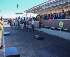 Curitiba, 11 de abril de 2018. Passagem de Comando da PMPRCoronel Audilene Rosa de Paula Dias Rocha assume o Comando Da PMPR