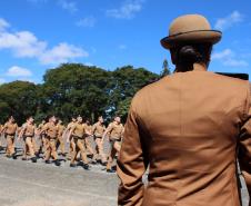 Curitiba, 11 de abril de 2018. Passagem de Comando da PMPRCoronel Audilene Rosa de Paula Dias Rocha assume o Comando Da PMPR