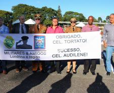 Curitiba, 11 de abril de 2018. Passagem de Comando da PMPRCoronel Audilene Rosa de Paula Dias Rocha assume o Comando Da PMPR