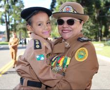 Curitiba, 11 de abril de 2018. Passagem de Comando da PMPRCoronel Audilene Rosa de Paula Dias Rocha assume o Comando Da PMPR