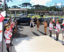 Curitiba, 11 de abril de 2018. Passagem de Comando da PMPRCoronel Audilene Rosa de Paula Dias Rocha assume o Comando Da PMPR