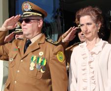 Curitiba, 11 de abril de 2018. Passagem de Comando da PMPRCoronel Audilene Rosa de Paula Dias Rocha assume o Comando Da PMPR