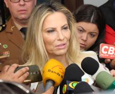 Curitiba, 11 de abril de 2018. Passagem de Comando da PMPRCoronel Audilene Rosa de Paula Dias Rocha assume o Comando Da PMPR