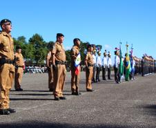 Curitiba, 11 de abril de 2018. Passagem de Comando da PMPRCoronel Audilene Rosa de Paula Dias Rocha assume o Comando Da PMPR