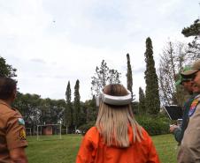 Defesa Civil passa a utilizar drones para monitoramento das áreas de risco.Curitiba, 16/05/2018.Foto: José Fernando Ogura/ANPr