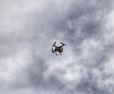 Defesa Civil passa a utilizar drones para monitoramento das áreas de risco.Curitiba, 16/05/2018.Foto: José Fernando Ogura/ANPr