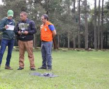 Defesa Civil passa a utilizar drones para monitoramento das áreas de risco.Curitiba, 16/05/2018.Foto: José Fernando Ogura/ANPr