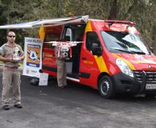 Defesa Civil passa a utilizar drones para monitoramento das áreas de risco.Curitiba, 16/05/2018.Foto: José Fernando Ogura/ANPr