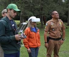 Defesa Civil passa a utilizar drones para monitoramento das áreas de risco.Curitiba, 16/05/2018.Foto: José Fernando Ogura/ANPr