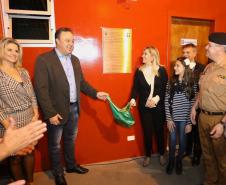 O município de Campina Grande do Sul, Região Metropolitana de Curitiba, conta agora com um grupamento do Corpo de Bombeiros. A governadora Cida Borghetti participou nesta quinta-feira (28) da solenidade oficial de inauguração do quartel. Campina Grande do Sul, 28/06/2018.Foto: José Fernando Ogura/ANPr