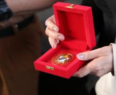 O município de Campina Grande do Sul, Região Metropolitana de Curitiba, conta agora com um grupamento do Corpo de Bombeiros. A governadora Cida Borghetti participou nesta quinta-feira (28) da solenidade oficial de inauguração do quartel. Campina Grande do Sul, 28/06/2018.Foto: José Fernando Ogura/ANPr