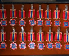 Medalhas - 100 anos Corpo de Bombeiros do Paraná