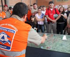 12.11.2011, Simulado de preparação para desastres, feito Pela Defesa Civil  e Corpo de Bombeiros  e outros orgãos.