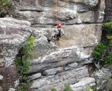 Bombeiros realizam Treinamento de Salvamento Vertical em São Luiz do Purunã