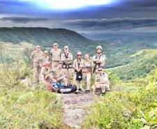 Bombeiros realizam Treinamento de Salvamento Vertical em São Luiz do Purunã