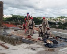 7GB SIMULADO DE ACIDENTE EM CONSTRUÇÃO CIVIL