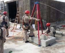 7GB SIMULADO DE ACIDENTE EM CONSTRUÇÃO CIVIL