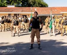 Comandante da tropa e Guarda-Bandeira