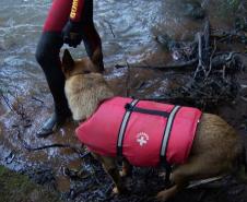 Bombeiros retiram corpo do Rio Marrecas