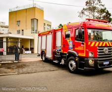 Saída do ABT 13755 para o primeiro teste de prontidão.