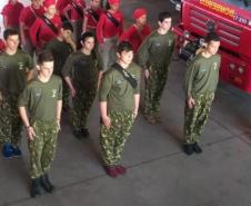 Bombeiro Mirim de Arapongas completa 16 anos de existência. 