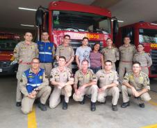 Sobrevivente soterramento visita quartel. 