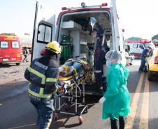 colisão posto 3 cavalos