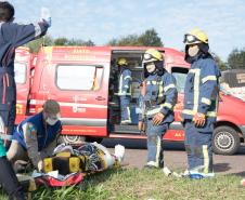 colisão posto 3 cavalos