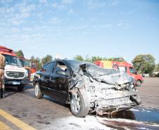 colisão posto 3 cavalos