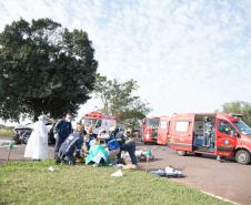 colisão posto 3 cavalos