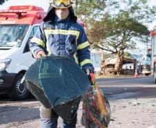 colisão posto 3 cavalos