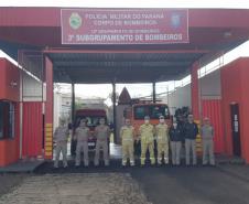 Inspeção do 3º Comando Regional de Bombeiros