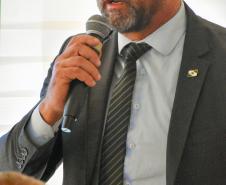 Comandante Geral do CBMPR participa de reunião na ACP sobre a segurança pública do Paraná.