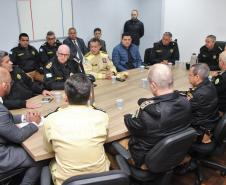 SESP reúne diretoria e alto comando da CBMPR e PMPR