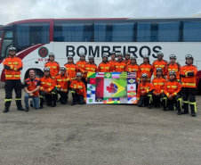 Bombeiro paranaense embarca para missão humanitária de combate a incêndios no Canadá