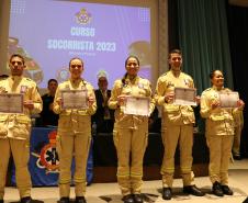 Formatura do Curso de Socorrista 2023 - categoria oficiais e praças