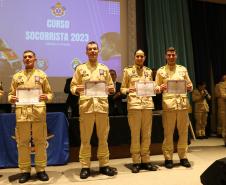 Formatura do Curso de Socorrista 2023 - categoria oficiais e praças