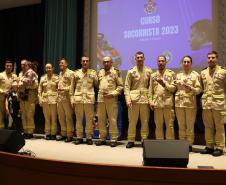 Formatura do Curso de Socorrista 2023 - categoria oficiais e praças