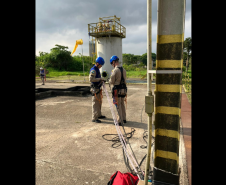Treinamento de salvamento vertical do CBMPR - outubro de 2023.