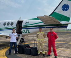 Bombeiros do Paraná participam de busca no Rio Uruguai.
