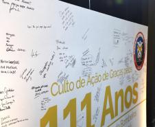 Cerimônias religiosas celebraram os 111 anos do CBMPR em 2023.