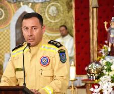 Cerimônias religiosas celebraram os 111 anos do CBMPR em 2023.